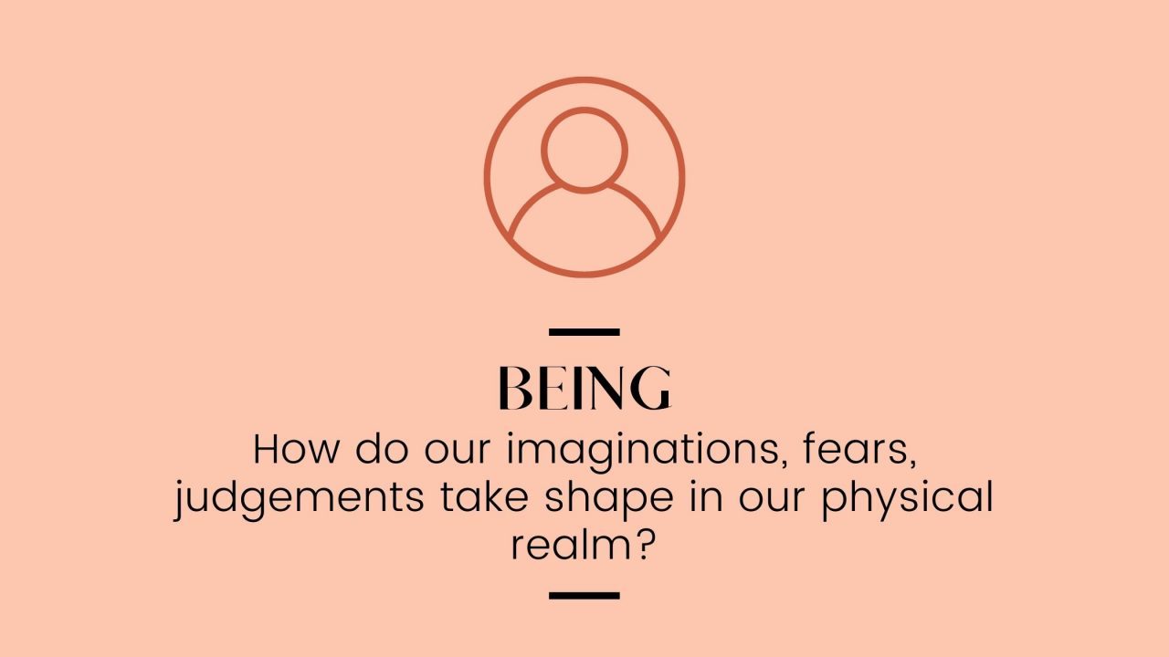 Prompt: How do our imaginations, fears, judgments take shape in our physical realm?